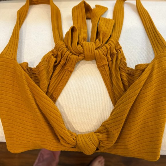 L*Space Orange Backless Dress - Picture 3 of 5